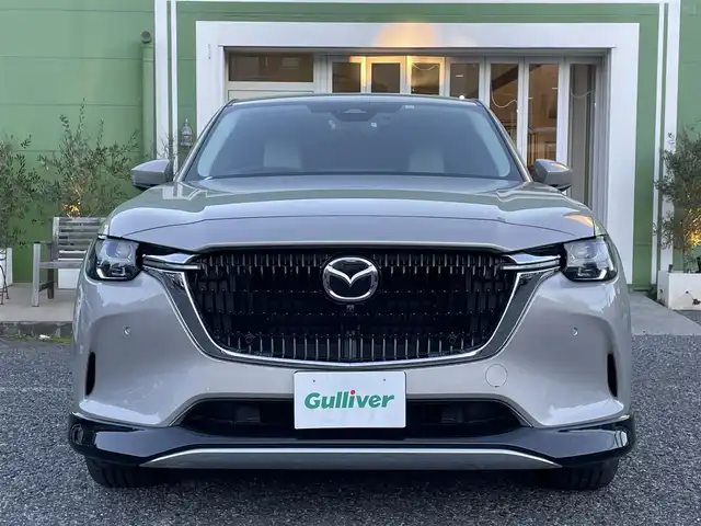 マツダ ＣＸ－６０ 25S エクスクルーシブモード 埼玉県 2023(令5)年 1.3万km プラチナクォーツメタリック 白革シート/エアシート＆シートヒーター/メモリー機能付きパワーシート/BOSEサウンド/純正ナビTV/360度カメラ/パワーバックドア/LEDヘッドライト/クリアランスソナー/純正20インチアルミ/レーダークルーズコントロール/衝突軽減ブレーキ/プッシュスタート/スマートキー/保証書付整備手帳/取扱説明書
