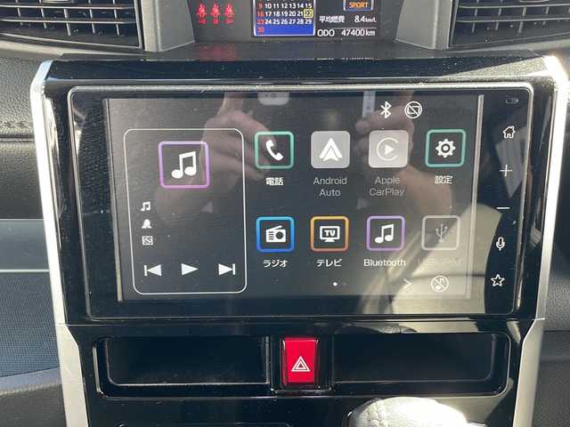 トヨタ ルーミー カスタムG－T 三重県 2023(令5)年 4.8万km パールホワイトⅢ 純正ディスプレイオーディオ/AppleCarPlay、AndroidAuto/両側パワースライドドア/全方位カメラ/衝突軽減ブレーキ/前後コーナーセンサー/前後ドライブレコーダー/追従型クルーズコントロール/純正アルミ15インチ/アイドリングストップ/シートヒーター/レザー調シートカバー/スマートキー/プッシュスタート/ビルトインETC/USB給電/オートホールド/LEDライト/フォグランプ/ウィンカーミラー/フロアマット/ドアバイザー