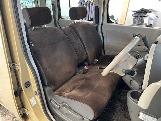 日産 キューブ 15X FOUR Vセレクション 宮城県 2008(平20)年 7.1万km クラフトダンボール 4WD/・センターデフロック/盗難防止装置/オーディオ（IDA-X100)/・ETC/プッシュスタート/・スマートキー/ハロゲンライト/・フォグランプ/・オートライト/純正フロアマット/電動格納ミラー/社外アルミホイール15インチ/社外16インチ　サマータイヤ積込み/・195/55/16  7mm