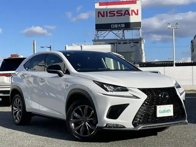 レクサス ＮＸ 300 Fスポーツ 兵庫県 2019(令1)年 3.6万km ホワイトノーヴァガラスフレーク 外部検査実施済み//ワンオーナー//OP マークレビンソンプレミアムサウンド//OP パノラミックビューモニター//OP パーキングサポートブレーキ//OP アダプティブハイビームシステム//OP BSM/RCTA//OP 3眼フルLEDヘッドランプ//OP パノラマルーフ（ガラスルーフ）//純正ナビ（10.3インチ）//TV/BT/USB/AUX/DVD/Miracast//TVキャンセラー//ステアリングリモコン//ビルトインETC//ドライブレコーダー//ハンズフリーパワーバックドア//純正18インチAW//Fスポーツ専用本革スポーツシート//前席ヒーター/ベンチレーション/パワーシート/D席メモリ//アイドリングストップ//純正ドライブレコーダー//シーケンシャルターンランプ//クリアランスソナー//PCS/LTA/RSA//レーダークルーズコントロール