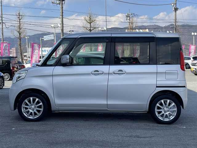 スズキ スペーシア T 山梨県 2015(平27)年 6.2万km シルキーシルバーメタリック ワンオーナー/社外SDナビ(CN-E201Z)/CD/SD/TV/片側電動スライドドア/ETC/スペアキー1本/取扱説明書/保証書/純正ホイールキャップ付き夏タイヤ車載(155/65/14)