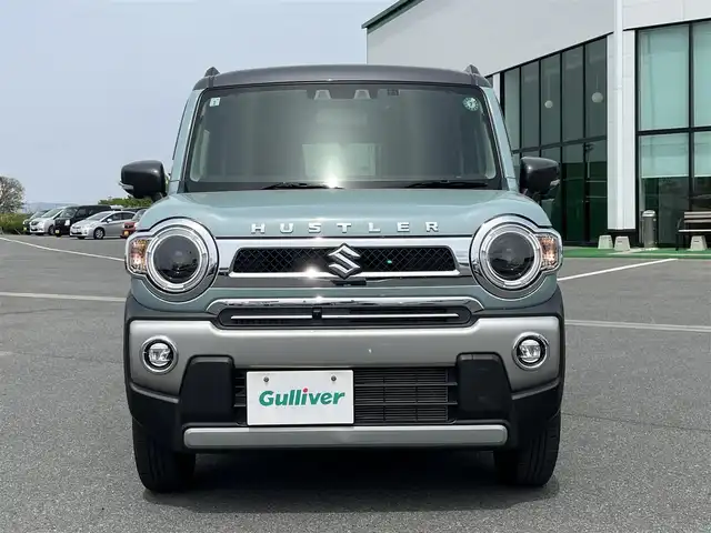 スズキ ハスラー Jスタイル 奈良県 2021(令3)年 1.8万km オフブルーメタリック/ガンメタリック2トーンルーフ ナビ　/フルセグＴＶ　/BT/CD/DVD/USB/SD/iPod/全方位カメラ　/コーナーセンサー　/シートヒーター　/ＡＡＣ　/前後ドライブレコーダー　/ＬＥＤヘッドライト　/オートライト　/衝突被害軽減システム　/レーンキープアシスト　/スマートキー