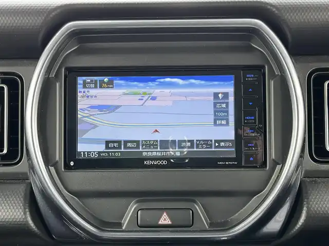 スズキ ハスラー Jスタイル 奈良県 2021(令3)年 1.8万km オフブルーメタリック/ガンメタリック2トーンルーフ ナビ　/フルセグＴＶ　/BT/CD/DVD/USB/SD/iPod/全方位カメラ　/コーナーセンサー　/シートヒーター　/ＡＡＣ　/前後ドライブレコーダー　/ＬＥＤヘッドライト　/オートライト　/衝突被害軽減システム　/レーンキープアシスト　/スマートキー