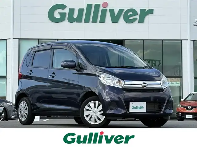 日産 デイズ X 佐賀県 2018(平30)年 2.6万km プレミアムパープルP 純正SDナビ(ワンセグTV/CD/BT)/アラウンドビューモニター/エマージェンシーブレーキ/横滑り防止装置/クリアランスソナー/アイドリングストップ/プッシュスタート/スマートキー/純正フロアマット