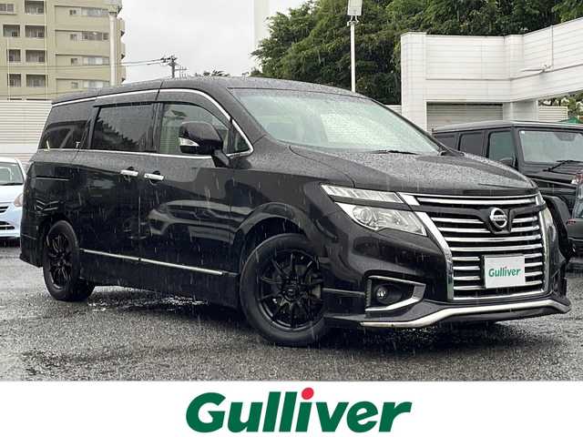 日産 エルグランド 250ハイウェイスターS 東京都 2017(平29)年 7万km ファントムブラック ワンオーナー/新車時保証書　/取扱説明書　ナビ説明書/純正メモリーナビ/フルセグTV【MM516D-L】/SD/CD/DVD/Blu-Ray/SDREC/BT/USB/フリップダウンモニター/バックカメラ　ETC/Fドライブレコーダー/両側パワースライドドア/LEDヘッドライト/オートライト/クルーズコントロール/Egプッシュスタート/ ストップボタン/スマートキー×2本/LEDバンパーイルミ/セキュリティー＆セーフティーパック/社外17インチアルミ