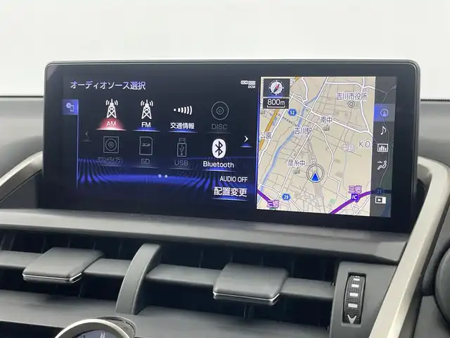 レクサス ＮＸ 300h クール&ブライト 埼玉県 2021(令3)年 3.7万km グラファイトブラックガラスフレーク サンルーフ　純正１０．１インチナビ　バックカメラ　黒レザー　ＢＳＭ　三眼ライト　ビルトインＥＴＣ２．０　メモリシート　シートヒーターベンチレーション　レーダークルーズコントロール　ステアリングヒーター　パドルシフト  純正アルミ　地デジTV