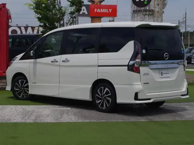 日産 セレナ ハイウェイスター V 千葉県 2020(令2)年 3.7万km ブリリアントホワイトパール ワンオーナー/エマージェンシーブレーキ/クルーズコントロール/アイドリングストップ/両側パワースライドドア/9インチ純正SDナビ/地デジTV/【DVD/CD再生機能　Bluetooth接続】/アラウンドビューモニター/ドライブレコーダー/ETC/LEDヘッドライト/LEDフォグライト/ウインカーミラー/コーナーセンサー/純正16インチアルミホイル/サイド/カーテンエアバッグ/インテリジェントキー