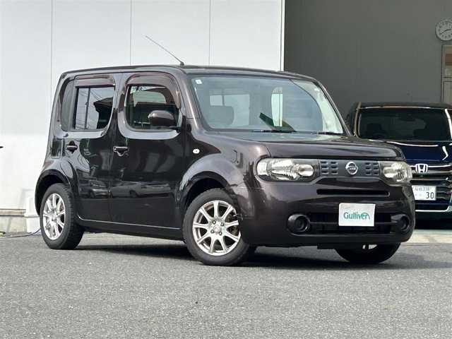 日産 キューブ 15X Vセレクション 宮城県 2011(平23)年 7.8万km ビターショコラ ワンオーナー/純正ナビ（AM/FM/BT/CD/DVD）/TVフルセグ/ETC/純正フロアマット/スタッドレス社外AW（175/65R15）/サマー積込（175/65R15）