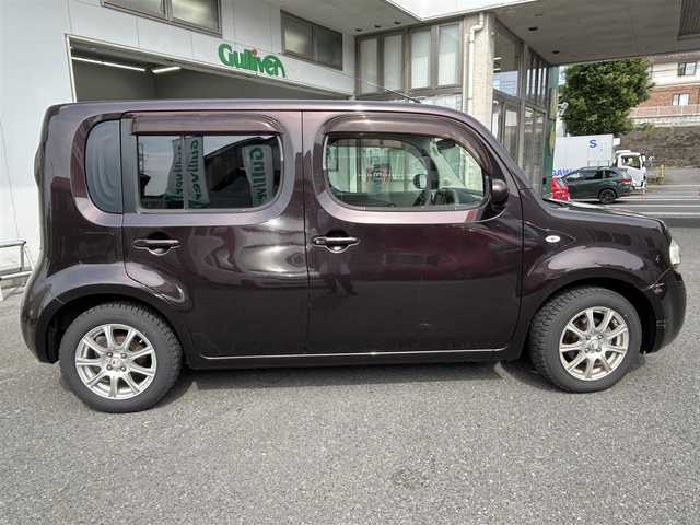日産 キューブ 15X Vセレクション 宮城県 2011(平23)年 7.8万km ビターショコラ ワンオーナー/純正ナビ（AM/FM/BT/CD/DVD）/TVフルセグ/ETC/純正フロアマット/スタッドレス社外AW（175/65R15）/サマー積込（175/65R15）