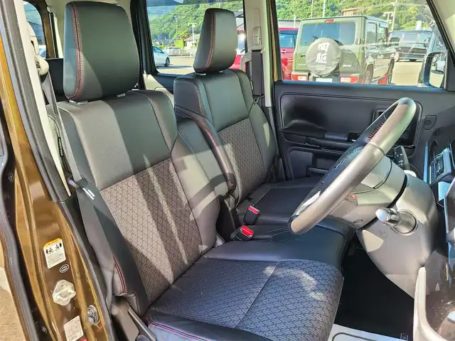 スズキ スペーシア カスタム HYBRID XS 福岡県 2018(平30)年 9.8万km ブレイブカーキパール/ブラック2トーン 純正７インチナビ/Bluetooth/フルセグＴＶ/ＣＤ／ＤＶＤ再生機能有/全周囲カメラ/ステアリングリモコン/ＥＴＣ/両側パワースライドドア/ハーフレザーシート/シートヒーター/ＨＵＤ/純正１５インチアルミホイール/純正フロアマット/レーダーブレーキサポート/コーナーセンサー/サイドバイザー/スペアキー