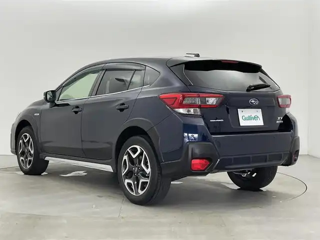 スバル ＸＶ ハイブリッド アドバンス 富山県 2020(令2)年 4.2万km ダークブルーパール フロント純正ドラレコ/純正ナビ（CD DVD bluetooth）/フルセグTV/バックカメラ/リアコーナーセンサー/ETC/ハーフレザー調シート/前席パワーシート/運転席シートメモリー/ACC/衝突軽減ブレーキ/レーンキープ/先行車発進お知らせ/スマートキー＋プッシュスタート/LEDヘッドライト/フォグ/パドルシフト/オートホールド/純正マット、社外バイザー/保証書、取説