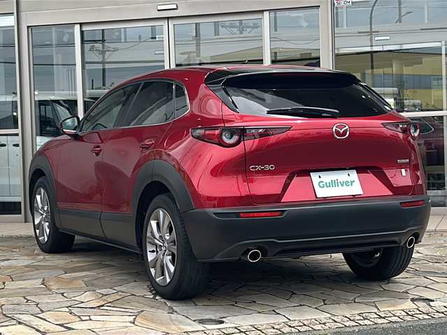 マツダ ＣＸ－３０ 20S Lパッケージ 静岡県 2020(令2)年 4.8万km ソウルレッドクリスタルM 純正ナビ/・FM/・AM/・Bluetooth/・USB/・CD/DVD/・メモリーオーディオ/・フルセグTV/・HDMI/主要装備/・３６０°ビューモニター/・ＬＥＤヘッドライト/・ブラインドスポットモニタリング/・ＥＴＣ/・パワーバックドア/・ステアリングヒーター/・レーダークルーズコントロール/・シートヒーター/・ＢＯＳＥサウンドシステム/・１２スピーカー/・パドルシフト/・ドライブレコーダー/・衝突被害軽減システム/・レーンキープアシスト