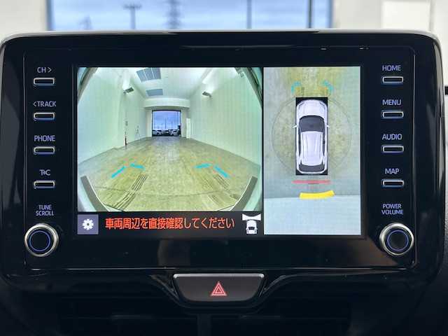 トヨタ ヤリスクロス ハイブリッド Z 宮城県 2020(令2)年 5.4万km ホワイトパールクリスタルシャイン 寒冷地仕様//4WD//純正ディスプレイオーディオナビ/（Apple Car Play/Android Auto/Bluetooth）//フルセグ//パノラミックビューモニター//パワーバックドア//アドバンスドパーク//運転席パワーシート//電動パーキング/ブレーキホールド//車両接近通報装置//合皮シート//シートヒーター(D＋N席)//ステアリングヒーター//ビルトインETC//ドライブブレコーダー//純正フロアマット//純正18インチアルミホイル//TOYOTA Safety Sense/・プリクラッシュセーフティ/・レーントレーシングアシスト/・レーダークルーズコントロール/・オートマチックハイビーム/・ロードサインアシスト/・ドライバー異常時対応システム/・プロアクティブドライビングアシスト/・発進遅れ告知機能//スペアキー