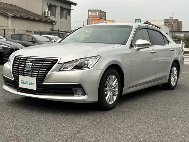トヨタ クラウン ハイブリッド ロイヤルサルーン 広島県 2013(平25)年 7.2万km プレシャスシルバー HDDナビ/フルセグテレビ/Bluetooth/USB/バックカメラ/ウィンカーミラー/クルーズコントロール/ドアバイザー/プッシュスタート/ビルドインETC/LEDヘッドライト