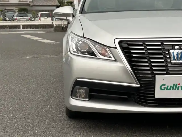 トヨタ クラウン ハイブリッド ロイヤルサルーン 広島県 2013(平25)年 7.2万km プレシャスシルバー HDDナビ/フルセグテレビ/Bluetooth/USB/バックカメラ/ウィンカーミラー/クルーズコントロール/ドアバイザー/プッシュスタート/ビルドインETC/LEDヘッドライト