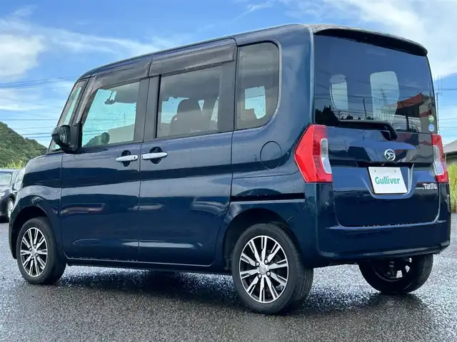 ダイハツ タント X VS SAⅢ 鹿児島県 2019(平31)年 4.8万km レーザーブルークリスタルシャイン ワンオーナー/スマートアシスト３/　衝突回避支援ブレーキ機能/　衝突警報機能（対車両・対歩行者）/　車線逸脱警報機能/　誤発進抑制制御機能/　先行車発進お知らせ機能/純正SDナビ/（Bluetooth/TV/CD/DVD）/フルセグTV/全周囲カメラ/両側パワースライドドア/LEDオートライト/スマートキー/ETC/シートヒーター/スマートキー/プッシュスタート/ドライブレコーダー/純正14インチアルミ
