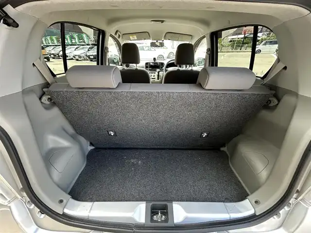 ダイハツ ミラ イース X SA 愛媛県 2013(平25)年 4.6万km ブライトシルバーメタリック 衝突被害軽減装置/アイドリングストップ/ETC/carrozzeriaカーオーディオ/電格ミラー/ヘッドライトレベライザー/ドアバイザー/シガーソケット/ISOFIX/横滑り防止装置/禁煙車/現状サマー(社外AW)(155/65/R14)/AUTOBACS MaxrunEfficia