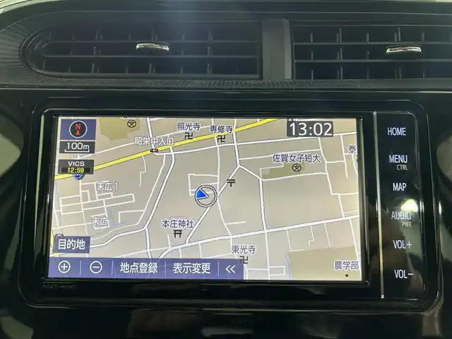 トヨタ アクア S スタイルブラック 佐賀県 2019(平31)年 7.7万km ホワイトパールクリスタルシャイン 純正ナビ/（AM FM CD DVD BT）/バックカメラ　/衝突軽減　/先行車発進告知機能　/レーンキープ　/横滑り防止　/コーナーセンサー　/パーキングサポートブレーキ　/純正フロアマット　/オートライト　/オートハイビーム　/電格ミラー　/バイザー