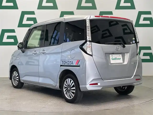 トヨタ タンク X S 鹿児島県 2018(平30)年 7万km ブライトシルバーM 禁煙車　/ナビ(CD/ワンセグTV/Bluetooth)　/バックカメラ　/片側パワースライドドア　/衝突軽減　/前後ドライブレコーダー　/ＥＴＣ　/オートライト　/ヘッドライトレベライザー　/社外アルミホイール　/アイドリングストップ　/純正フロアマット/ステアリングリモコン/電格ミラー