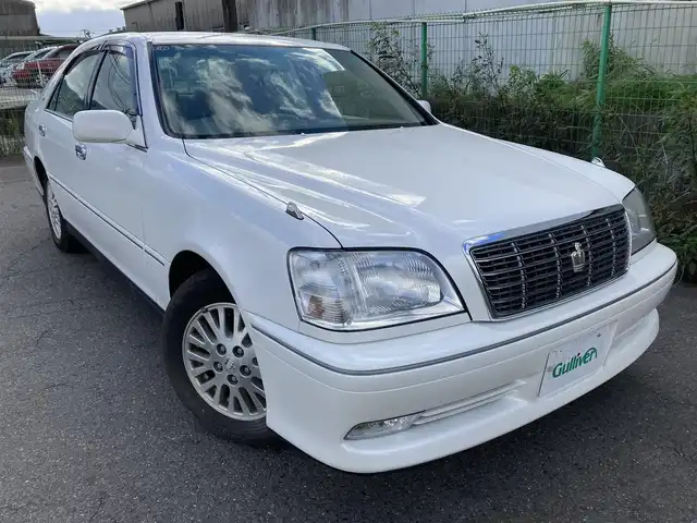 トヨタ クラウン ロイヤル ロイヤルサルーン プレミアム21 愛知県 2001(平13)年 3.6万km ホワイトパールクリスタルシャイン 純正ナビTV/ETC/ドライブレコーダー/クルーズコントロール/オートライト/オートエアコン/ステアリングカバー付/全席パワーシート/電動リアサンシェード/純正15インチアルミホイール/スペアキー/禁煙車
