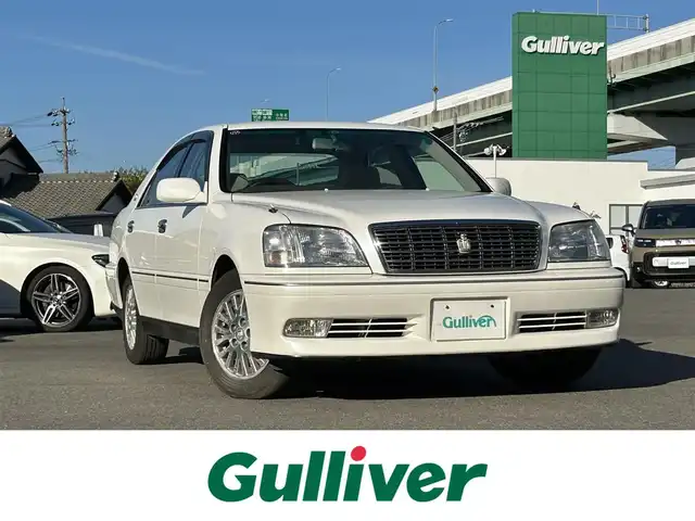 トヨタ クラウン ロイヤル ロイヤルサルーン プレミアム21 愛知県 2001(平13)年 3.6万km ホワイトパールクリスタルシャイン 純正ナビTV/ETC/ドライブレコーダー/クルーズコントロール/オートライト/オートエアコン/ステアリングカバー付/全席パワーシート/電動リアサンシェード/純正15インチアルミホイール/スペアキー/禁煙車
