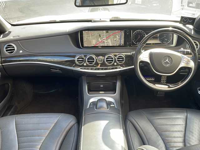 メルセデス・ベンツ Ｓ５５０Ｌ AMG スポーツエディション 大阪府 2014(平26)年 7.6万km ダイヤモンドホワイト 純正ナビ/フルセグTV/Bluetoothオーディーオ/6連奏DVD／CD/ブルメスターサウンド/全周囲カメラ/バックカメラ/衝突軽減ブレーキ/車線逸脱警報/レーダークルーズコントロール/サンルーフ/レザーシート/全席パワーシート/シートヒーター/エアシート/LEDライト/純正19インチアルミホイル