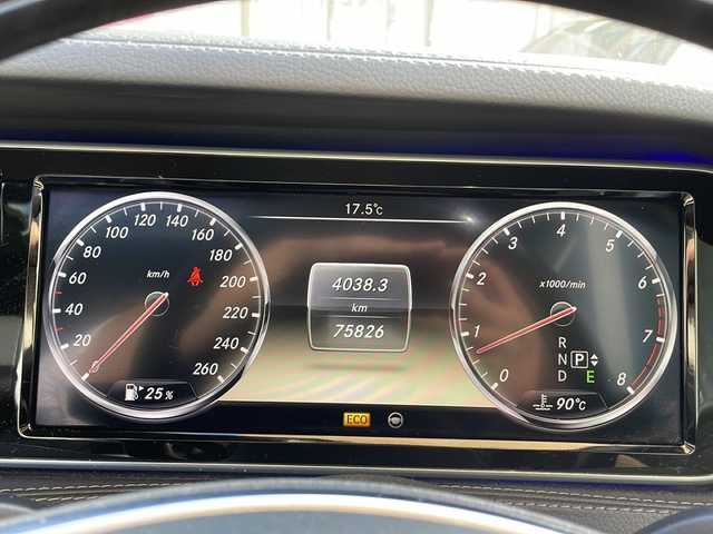 メルセデス・ベンツ Ｓ５５０Ｌ AMG スポーツエディション 大阪府 2014(平26)年 7.6万km ダイヤモンドホワイト 純正ナビ/フルセグTV/Bluetoothオーディーオ/6連奏DVD／CD/ブルメスターサウンド/全周囲カメラ/バックカメラ/衝突軽減ブレーキ/車線逸脱警報/レーダークルーズコントロール/サンルーフ/レザーシート/全席パワーシート/シートヒーター/エアシート/LEDライト/純正19インチアルミホイル