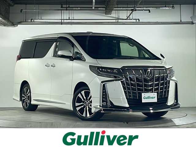 トヨタ アルファード S Cパッケージ 広島県 2022(令4)年 5万km ホワイトパールクリスタルシャイン 禁煙/モデリスタエアロ（F/R/S）/ツインムーンルーフ/セーフティセンス/・プリクラッシュセーフティ/・LTA/LDA/RSA/・先行車発進告知/・オートマチックハイビーム/BSM/RCTA/クリアランスソナー/純正ディスプレイオーディオ/・Bluetooth/Miracast/HDMI/フルセグ/バックカメラ/純正フリップダウンモニター（V12T-R68C）/デジタルインナーミラー/3眼LEDヘッドライト/オートライト/フォグランプ/前ドライブレコーダー（DRV-610）/ビルトインETC/合皮シート/シートヒーター/シートベンチレーション/パワーシート/メモリシート/ウッドコンビステアリング/ステアリングスイッチ/ステアリングヒーター/パワーバックドア/スマートキー/プッシュスタート/スペアキー/AC100V100W電源/純正18インチアルミホイール/スペアタイヤ