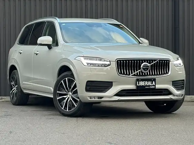 ボルボ ＸＣ９０ B5 AWD モーメンタム 福島県 2021(令3)年 2.8万km パール 純正ナビ(BT/USB)/フルセグTV/ETC/アダプティブクルーズコントロール/ステアリングスイッチ/ステアリングヒーター/白レザーシート/シートヒーター/パワーシート/パワーバックドア/ワイアレスチャージャー/アダプティブベンディングライト/純正19AW/取扱説明書/保証書/スペアキー
