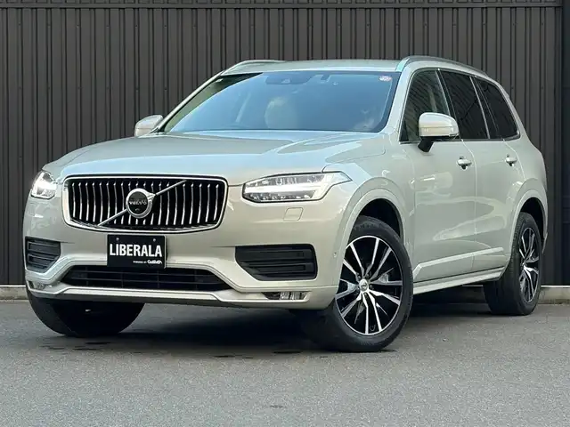 ボルボ ＸＣ９０ B5 AWD モーメンタム 福島県 2021(令3)年 2.8万km パール 純正ナビ(BT/USB)/フルセグTV/ETC/アダプティブクルーズコントロール/ステアリングスイッチ/ステアリングヒーター/白レザーシート/シートヒーター/パワーシート/パワーバックドア/ワイアレスチャージャー/アダプティブベンディングライト/純正19AW/取扱説明書/保証書/スペアキー