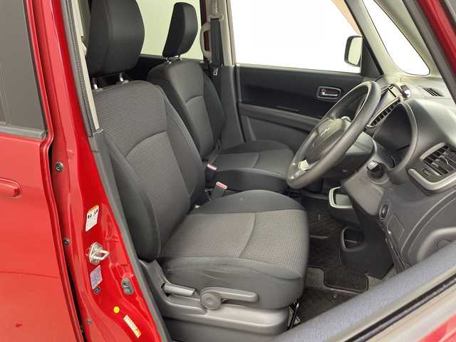 スズキ ソリオ X DJE 兵庫県 2013(平25)年 6.1万km フェニックスレッドパール ・社外ナビ＆BT＆DVD/・左側パワースライドドア/・右側イージークローザードア/・スマートキー/・プッシュスタート/・アイドリングストップ/・横滑り防止装置/・シートバックテーブル/・純正15インチアルミホイール/・電動格納ミラー/・純正フロアマット/・ハロゲンライト