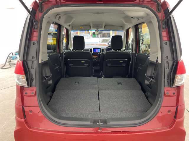 スズキ ソリオ X DJE 兵庫県 2013(平25)年 6.1万km フェニックスレッドパール ・社外ナビ＆BT＆DVD/・左側パワースライドドア/・右側イージークローザードア/・スマートキー/・プッシュスタート/・アイドリングストップ/・横滑り防止装置/・シートバックテーブル/・純正15インチアルミホイール/・電動格納ミラー/・純正フロアマット/・ハロゲンライト