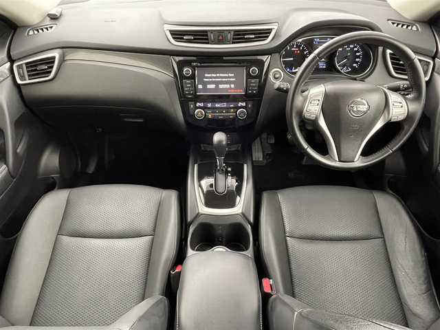 日産 エクストレイル ハイブリッド 20X ブラック エクストリーマーX ブレーキ 大阪府 2016(平28)年 2.7万km ダークメタルグレー エマージェンシーブレーキ/車線逸脱警報/後側方車両検知警報/純正ナビ（Bluetooth/CD/DVD/AM/FM）/フルセグTV/アラウンドビューモニター/レーダークルーズコントロール/革巻きステアリング/LEDヘッドライト/フォグランプ/レザーシート/シートヒーター/純正17インチアルミホイール/ダウンヒルアシストコントロール/コーナーセンサー/スマートキー/ETC