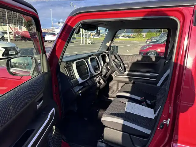 スズキ ハスラー HYBRID X 徳島県 2020(令2)年 2.8万km フェニックスレッドパール/ガンメタリック2トーンルーフ メーカーオプションナビ（９インチ）/全周囲カメラ/ETC/シートヒーター/ドライブレコーダー（前のみ）/純正フロアマット/横滑り防止装置/レーンキープアシスト/盗難防止装置/衝突軽減システム/デュアルカメラブレーキサポート/オートライト/LEDヘッドライト/アイドリングストップ/ステリングスイッチ/スペアキー