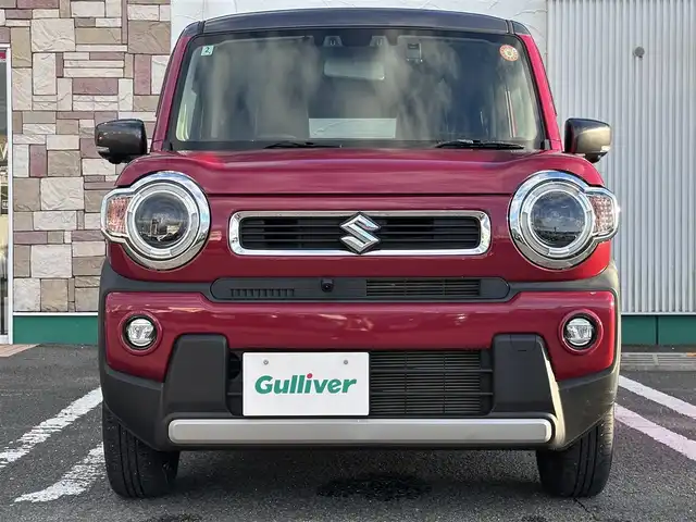 スズキ ハスラー HYBRID X 徳島県 2020(令2)年 2.8万km フェニックスレッドパール/ガンメタリック2トーンルーフ メーカーオプションナビ（９インチ）/全周囲カメラ/ETC/シートヒーター/ドライブレコーダー（前のみ）/純正フロアマット/横滑り防止装置/レーンキープアシスト/盗難防止装置/衝突軽減システム/デュアルカメラブレーキサポート/オートライト/LEDヘッドライト/アイドリングストップ/ステリングスイッチ/スペアキー