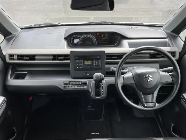 スズキ ワゴンＲ HYBRID FX 群馬県 2021(令3)年 1.1万km ピュアホワイトP 安全性能/・デュアルセンサーブレーキサポート/・車線逸脱警報/・パーキングソナー/純正CDプレーヤー/　　CD/FM/AM/運転席シートヒーター/オートライト/横滑り防止/純正フロアマット/純正14ホイール/ドアバイザー/スマートキー2本