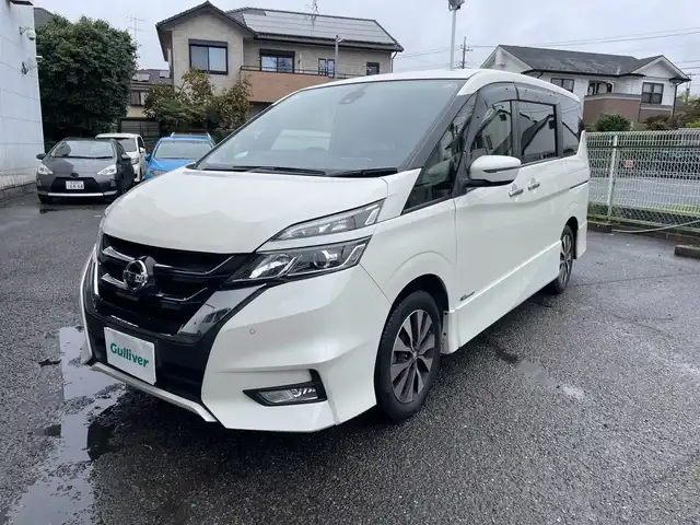 日産 セレナ ハイウェイスター プロパイロットED 神奈川県 2016(平28)年 3.6万km ブリリアントホワイトパール 社外メモリーナビ(BT/DVD/CD/AM/FM/SD/USB)/フルセグTV/バックカメラ/社外フリップダウンモニター/両側パワースライドドア/ハンズフリースライドドア/プロパイロット/エマージェンシーブレーキ/レーダークルーズコントロール/レーンキープアシスト/クリアランスソナー/前方ドライブレコーダー/LEDヘッドライト/フォグランプ/ETC/スマートキー/保証書/取扱説明書