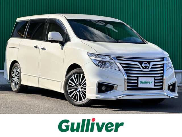 日産 エルグランド 250ハイウェイスターS 宮城県 2017(平29)年 5.8万km ブリリアントホワイトパール カーウィングスナビゲーションシステム/リアエンターテイメントシステム/・カーウィングス対応HDDナビ/・地デジTV/・CD/DVD/・リアエンターテイメントシステム（11インチ）/・ステアリングスイッチ/・フロント＆バックソナー/・アラウンドビューモニター/・ビルトインETC/パワースライドドア（運転席側）/＝＝＝/純正フロントスポイラー/ドライブレコーダー/AC100V/100Wアクセサリーコンセント/パワースライドドア（助手席側）/ハーフレザーシート/革巻きステアリング/クルーズコントロール/MTモード付ATシフト/LEDヘッドランプ/フォグランプ/オートライト/スマートキー＆プッシュスタート/電動格納ミラー/純正18インチAW/フロアマット/ドアバイザー/W/サイド/カーテンエアバッグ