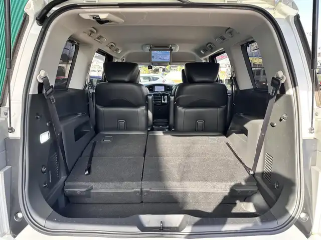 日産 エルグランド 250ハイウェイスターS 宮城県 2017(平29)年 5.8万km ブリリアントホワイトパール カーウィングスナビゲーションシステム/リアエンターテイメントシステム/・カーウィングス対応HDDナビ/・地デジTV/・CD/DVD/・リアエンターテイメントシステム（11インチ）/・ステアリングスイッチ/・フロント＆バックソナー/・アラウンドビューモニター/・ビルトインETC/パワースライドドア（運転席側）/＝＝＝/純正フロントスポイラー/ドライブレコーダー/AC100V/100Wアクセサリーコンセント/パワースライドドア（助手席側）/ハーフレザーシート/革巻きステアリング/クルーズコントロール/MTモード付ATシフト/LEDヘッドランプ/フォグランプ/オートライト/スマートキー＆プッシュスタート/電動格納ミラー/純正18インチAW/フロアマット/ドアバイザー/W/サイド/カーテンエアバッグ