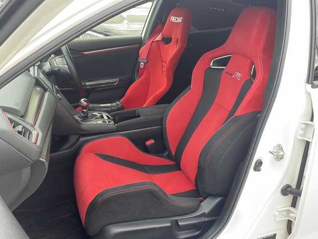 ホンダ シビック タイプR 三重県 2018(平30)年 2万km チャンピオンシップホワイト 純正SDナビ/フルセグTV/【CD/DVD/SD/Bluetooth】/バックカメラ/ビルトインETC/ドライブレコーダー/クルーズコントロール/運転席RECARO製バケットシート/【純正シートあり】/オートライト/LEDヘッドランプ/LEDフロントフォグランプ/Jsレーシングマフラー/【純正マフラーあり】/245/30R20インチ純正AW/Brembo製レッドブレーキキャリパー/プッシュスタート/スマートキー/純正フロアマット