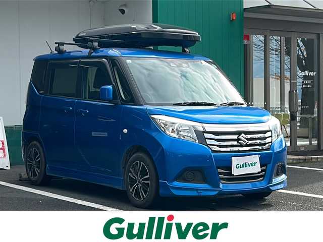 スズキ ソリオ GX2 京都府 2020(令2)年 8.3万km スピーディーブルーM 社外ナビ/ワンセグ/Bluetooth/CD・DVD/衝突軽減装置/レーダークルーズ/両側パワースライドドア/バックカメラ/ETC/シートヒーター/クリアランスソナー/禁煙車/ドアバイザー/スマートキー/プッシュスタート/電動格納ミラー