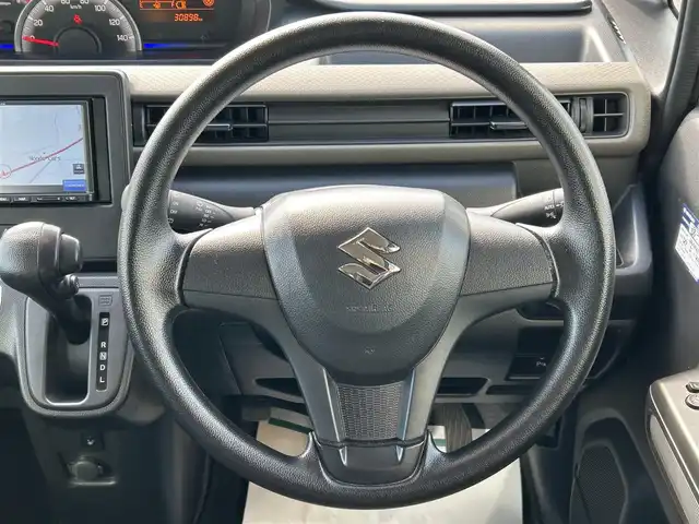 スズキ ワゴンＲ HYBRID FX 和歌山県 2022(令4)年 3.1万km ピュアホワイトP 社外ナビ/バックカメラ/衝突被害軽減ブレーキ/横滑り防止装置/レーンキープ/コーナーセンサー/ドライブレコーダー/ETC/アイドリングストップ/シートヒーター/オートライト