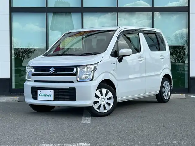 スズキ ワゴンＲ HYBRID FX 和歌山県 2022(令4)年 3.1万km ピュアホワイトP 社外ナビ/バックカメラ/衝突被害軽減ブレーキ/横滑り防止装置/レーンキープ/コーナーセンサー/ドライブレコーダー/ETC/アイドリングストップ/シートヒーター/オートライト