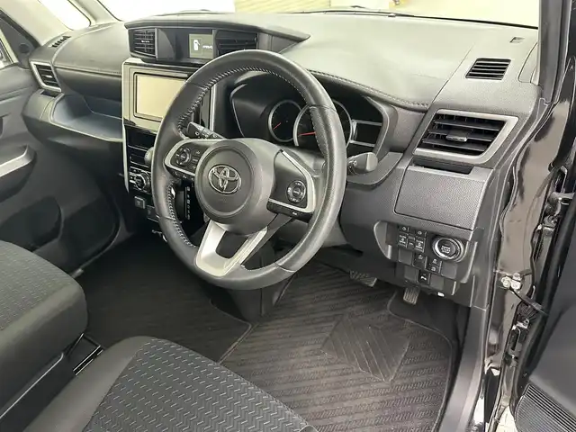 トヨタ ルーミー カスタムG 兵庫県 2022(令4)年 2.5万km ブラックマイカメタリック 純正SDナビ/（CD/DVD/SD/Bluetooth/フルセグ）/アラウンドビューモニター/前後ドライブレコーダー/ACC/PCS/コーナーセンサー/アイドリングストップ/ビルトインETC2.0/両側パワースライドドア/LEDヘッドライト/LEDフォグランプ/純正14インチアルミホイール/純正マット/純正ドアバイザー/オプションスペアタイヤ/スペアキー×１