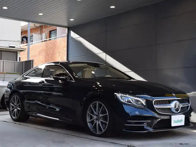 メルセデス・ベンツ Ｓ４５０ 4マチック クーペ AMGライン 東京都 2020(令2)年 7.6万km オブシディアンブラック レーダーセーフティパッケージ/パノラマミックルーフ/ナイトビューアシスト/Burmesterサウンドシステム/ワンオーナー/360度カメラ/パドルシフト/ベージュレザー/・シートヒーター  ・エアーシート/おくだけ充電/プッシュスタート/LEDヘッドライト/ビルトインETC/コーナーセンサー/メモリーシート/保証書・取扱説明書/R5年ディーラー記録簿