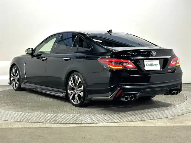 トヨタ クラウン ハイブリッド RS アドバンス 大阪府 2019(平31)年 4.2万km プレシャスブラックパール モデリスタエアロ／１９ｉｎｃＡＷ　本革シート　純正ナビＴＶ　Ｂカメラ　三眼ＬＥＤ　パワーシート／ヒーター／エアコン　衝突軽減　レーダーＣ　ＢＳＭ　トヨタセーフティセンス　１００Ｖ電源　ＥＴＣ