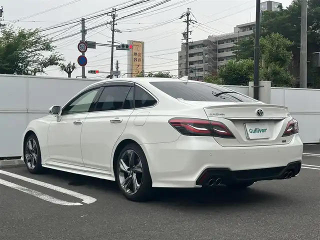トヨタ クラウン ハイブリッド RS アドバンス 岐阜県 2020(令2)年 8.4万km ホワイトパールクリスタルシャイン ワンオーナー/純正ナビ/フルセグTV/バックカメラ/ヘッドアップディスプレイ/トヨタセーフティセンス/プリクラッシュセーフティ/車線逸脱警報/ブラインドスポットモニター/リアクロストラフィックアラート/パドルシフト/純正１８インチアルミ/ハーフレザーシート/シートヒーター/ステアリングヒーター/シーケンシャルターンランプ/ビルトインETC/保証書/取扱説明書/スペアキー