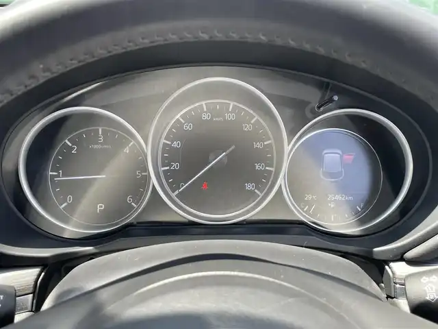 マツダ ＣＸ－５ XD Lパッケージ 香川県 2020(令2)年 2.6万km ポリメタルグレーM ターボ/登録時走行距離　25461km/BOSEプレミアムサウンド/CD/DVD再生/フルセグTV/Bluetooth/ヘッドアップディスプレイ/ブラインドスポットモニター/パノラマビューモニター/ステアリングリモコン/革巻きステアリング/パドルシフト/ステアリングヒーター/アダプティブクルーズコントロール/ETC/黒レザーシート/前席パワーシート/全席シートヒーター/電動パワーバックドア/LEDオートライト/フォグランプ/クリアランスソナー/プッシュスタート/スマートキー/スペアキー
