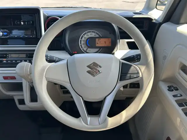 スズキ スペーシア HYBRID X 鹿児島県 2018(平30)年 4.8万km ブリスクブルーM スズキセーフティサポート/オーディオ/両側パワースライドドア/シートヒーター/チルトステアリング/サーキュレーター/シートリフター/ロールサンシェード/ラゲッジルームランプ/スマートキー/ETC