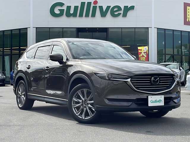 マツダ ＣＸ－８ XD プロアクティブ 長野県 2019(平31)年 8.5万km チタニウムフラッシュマイカ i-Activsense/・スマートブレーキサポート/・パーキングセンサー/・マツダレーダークルーズコントロール/・レーンキープアシストシステム/・車線逸脱警報システム/・ブラインドスポットモニタリング/BOSEサウンドシステム/マツダコネクトナビ（CD/DVD/フルセグTV/BT）/360度ビューモニター/アルパインフリップダウンモニター/ヘッドアップディスプレイ/ETC2.0/ドライブレコーダー/運転席メモリー機能付パワーシート/前席シートヒーター/ステアリングヒーター/革巻きステアリング/ステアリングスイッチ/電動パーキングブレーキ/ブレーキホールド/LEDヘッドライト/フォグランプ/オートライト/スマートキー/Pスタート/純正19インチAW/純正フロアマット/ドアバイザー